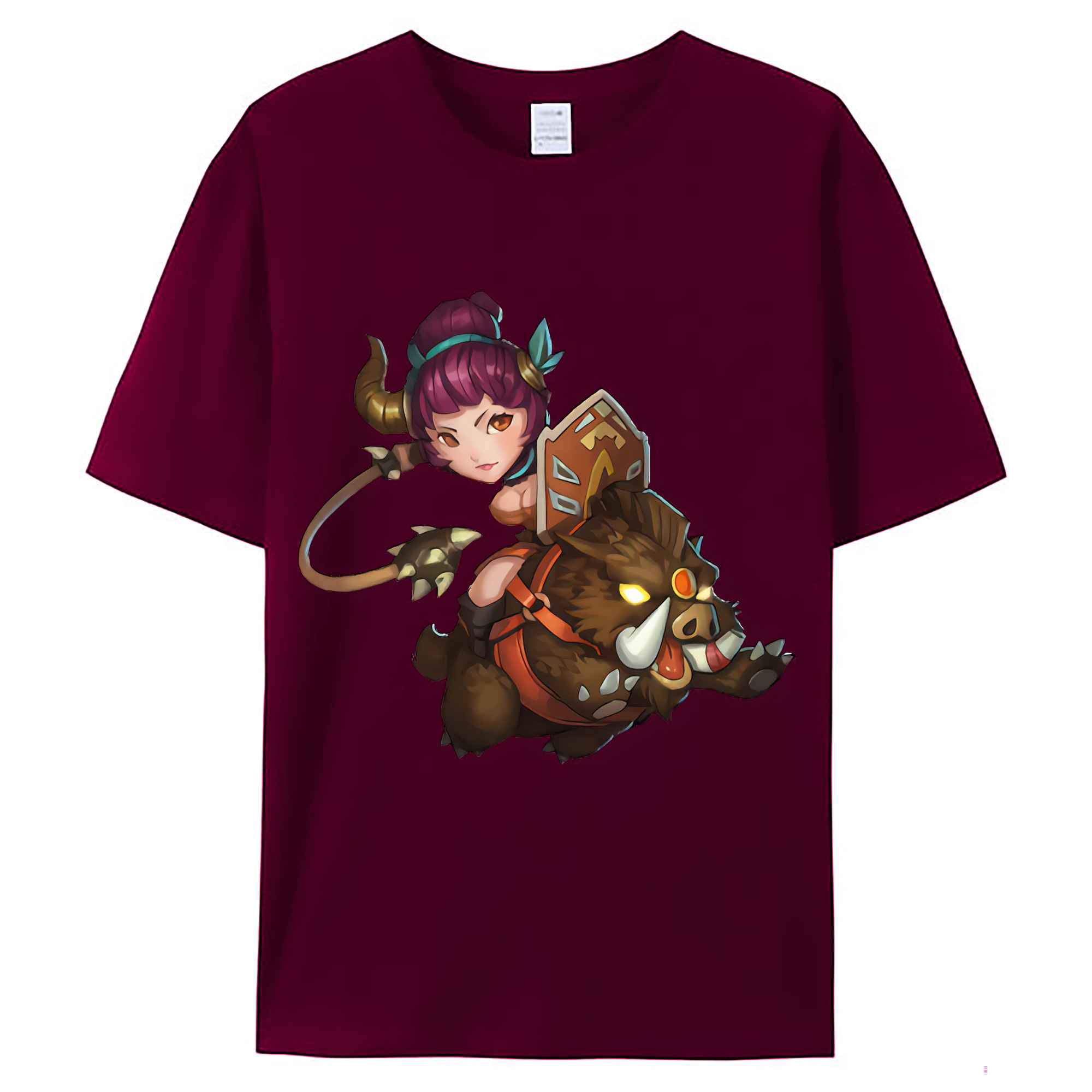 （画像用） リーグ・オブ・レジェンド League of Legends LOL レディースカジュアルプリントTシャツ（綿100％）